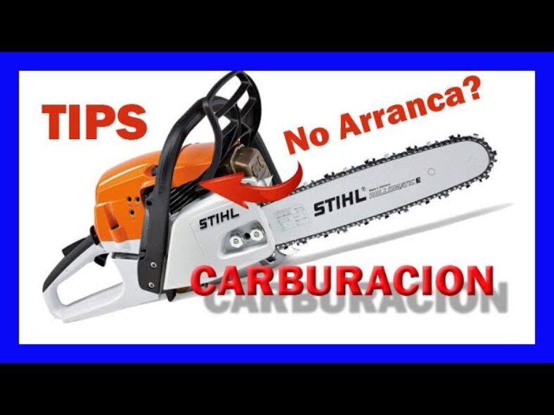 Limpiar carburador motosierra