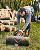 Consejos para cortar leña de forma segura y eficiente con una motosierra