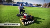 La revolución helicoidal: cortacésped para campos de fútbol de última generación