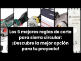 Descubre cómo utilizar la regla guía para sacar el máximo provecho de tu sierra circular
