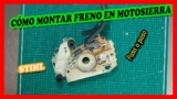 Guía completa para reparar el freno de cadena de tu motosierra: paso a paso