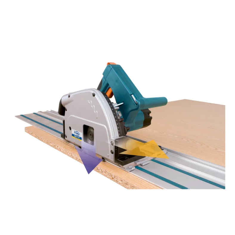 Sierra circular Virutex con guía